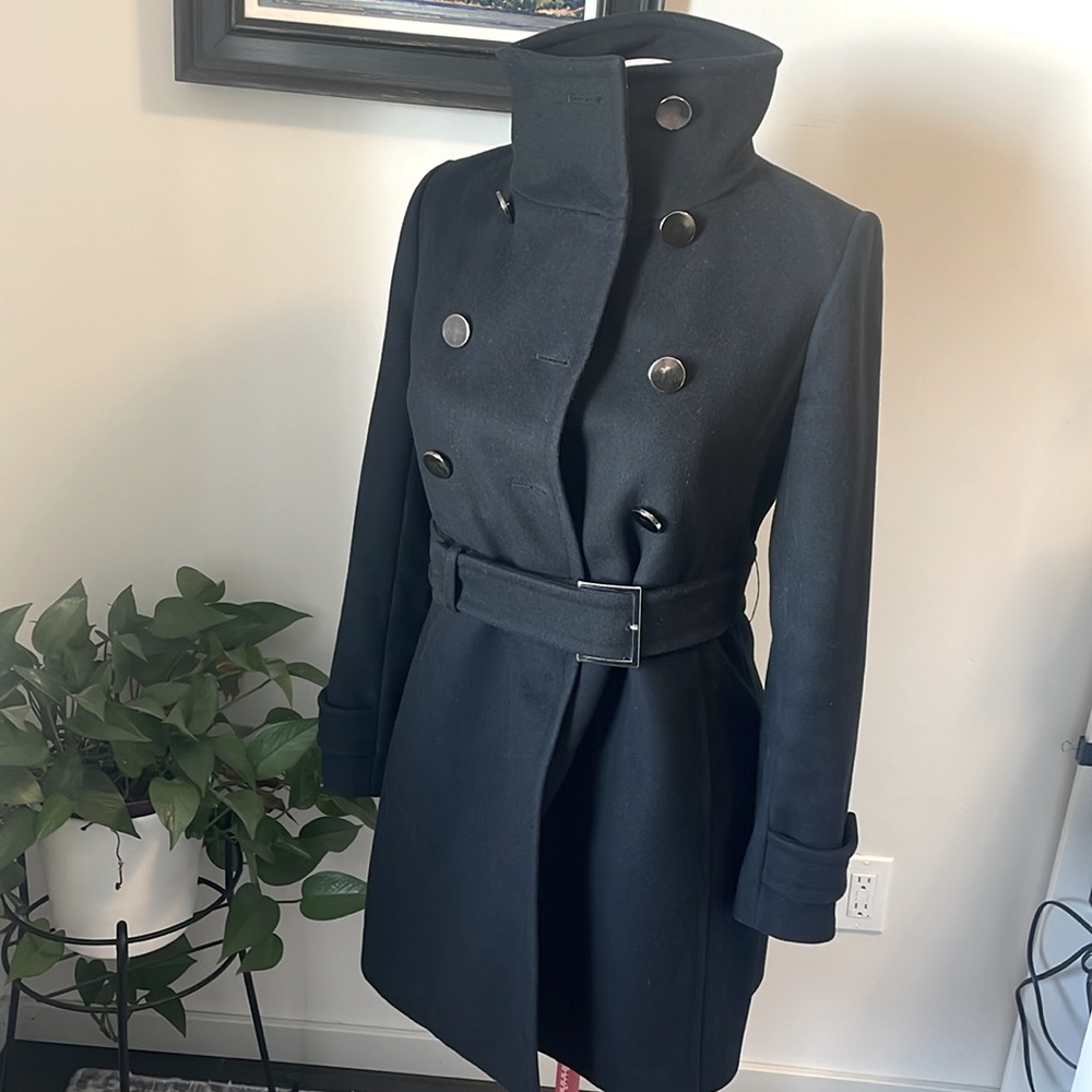 Aritzia Babaton wool and cashmere blend dress coat M